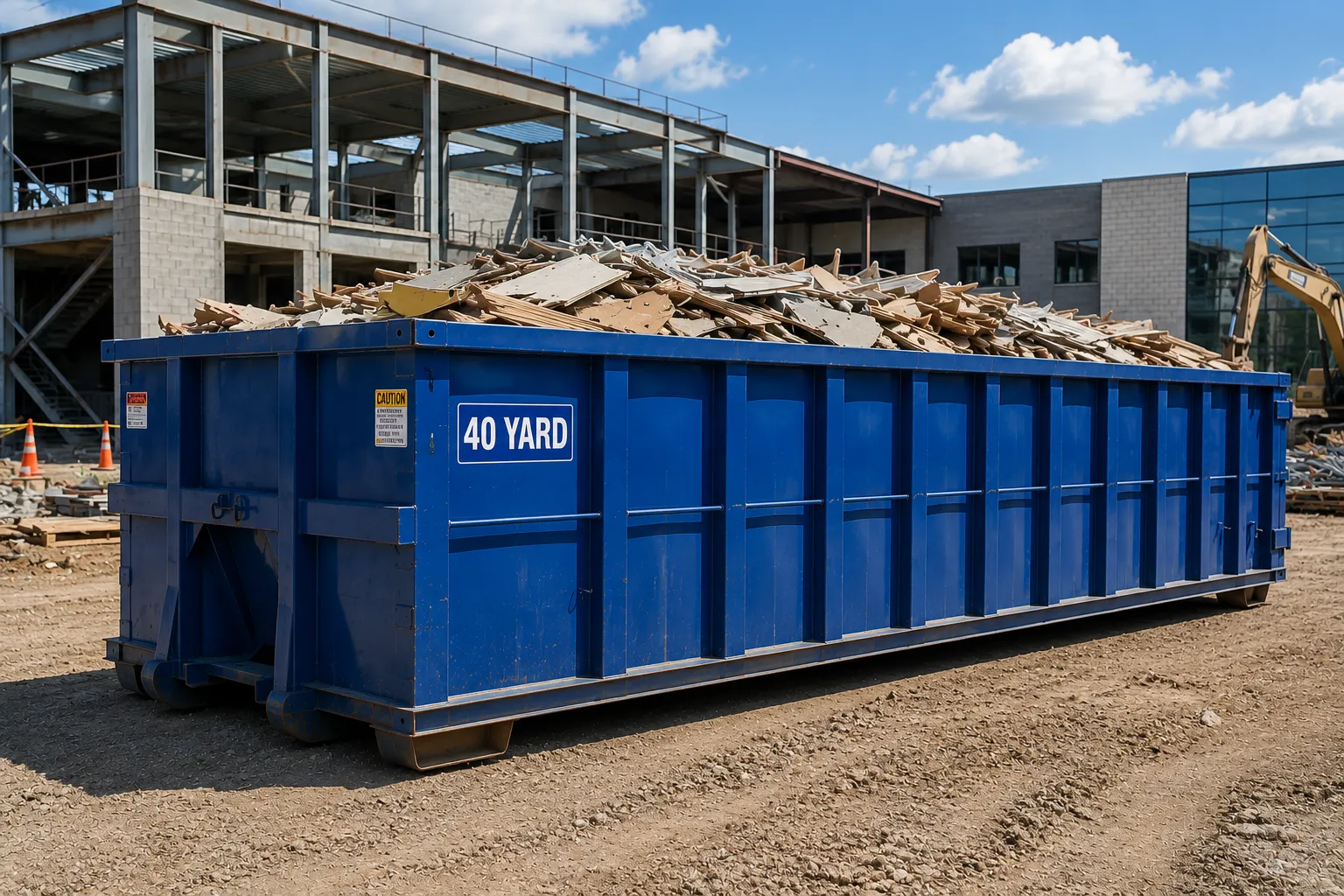 40 yard dumpster rental from our Schenectady fleet