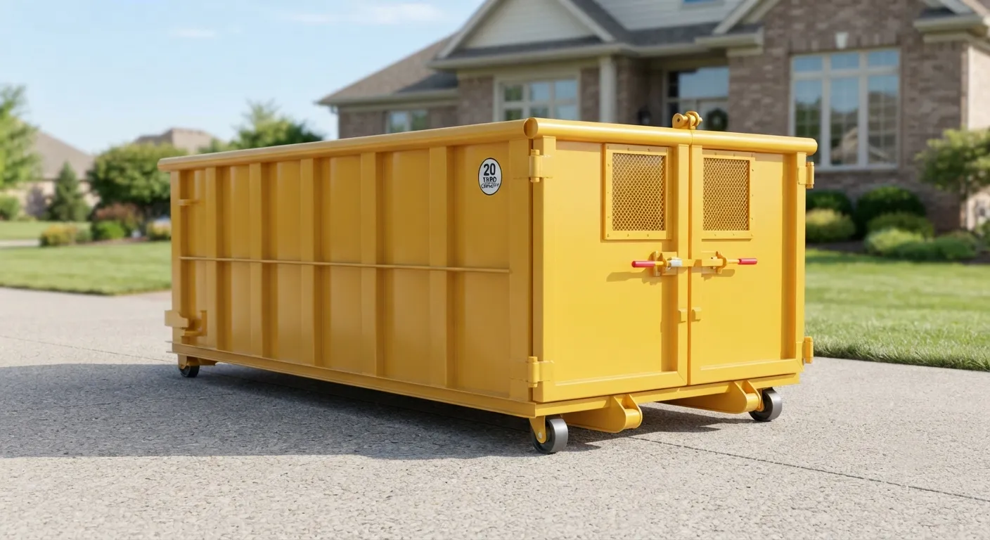 10 yard dumpster rental from our Schenectady fleet